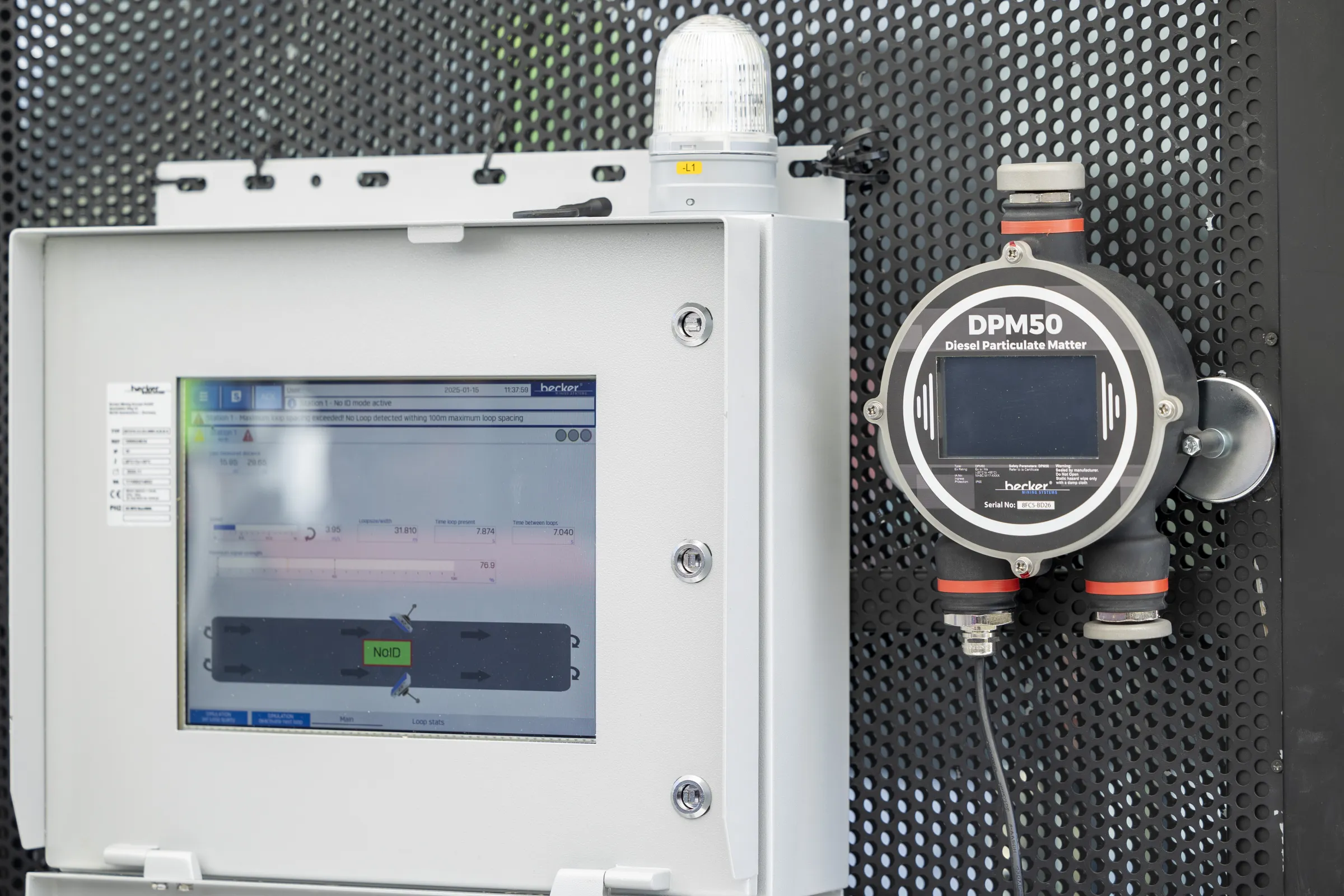 BRS4.0 Control Unit and Diesel Particle Monitor