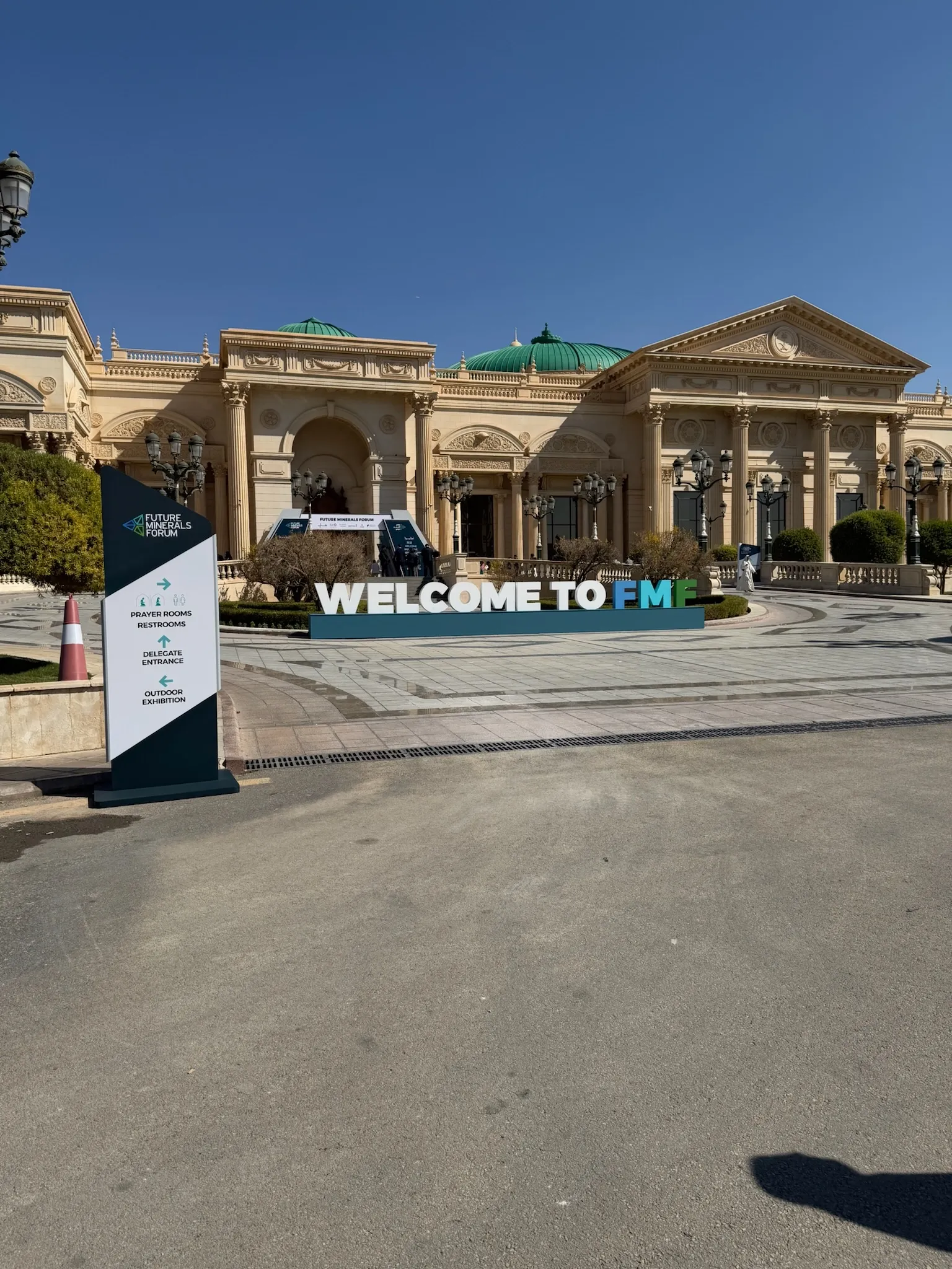 Future Minerals Forum 2025 Entrance